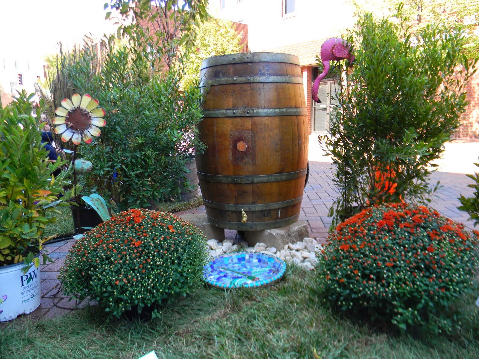 Rain Barrell Display — Parking Day